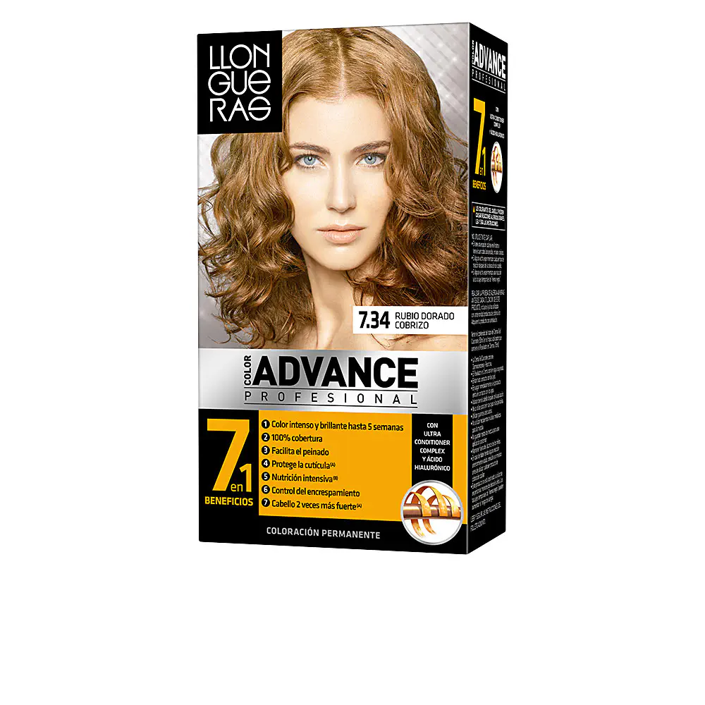 Color Advance - Color Advance #7,34-Rubio Dorado Cobrizo by Llongueras