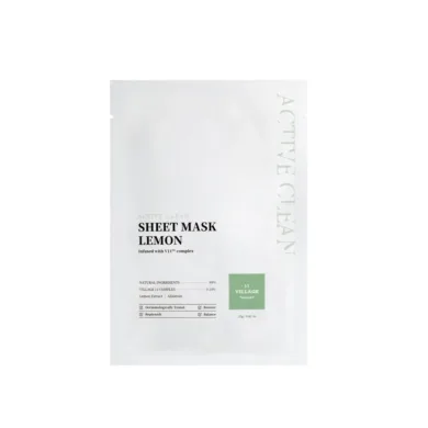 Active Clean - Active Clean Sheet Mask Lemon R by Village 11
