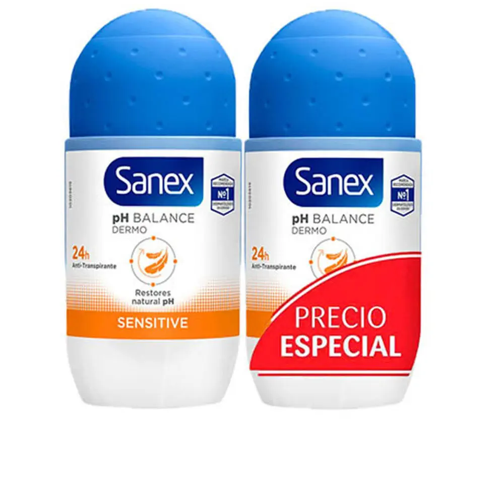 Dermo Sensitive Roll-On Deodorant Duo 2 X by Sanex Dermo Sensitive - Dermo Sensitive Roll-On Deodorant Duo 2 X by Sanex