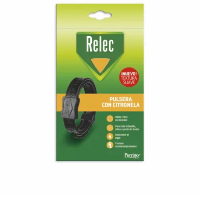 Relec - Relec Pulsera Antimosquitos Con Cintronela Adulto Negra by Relec