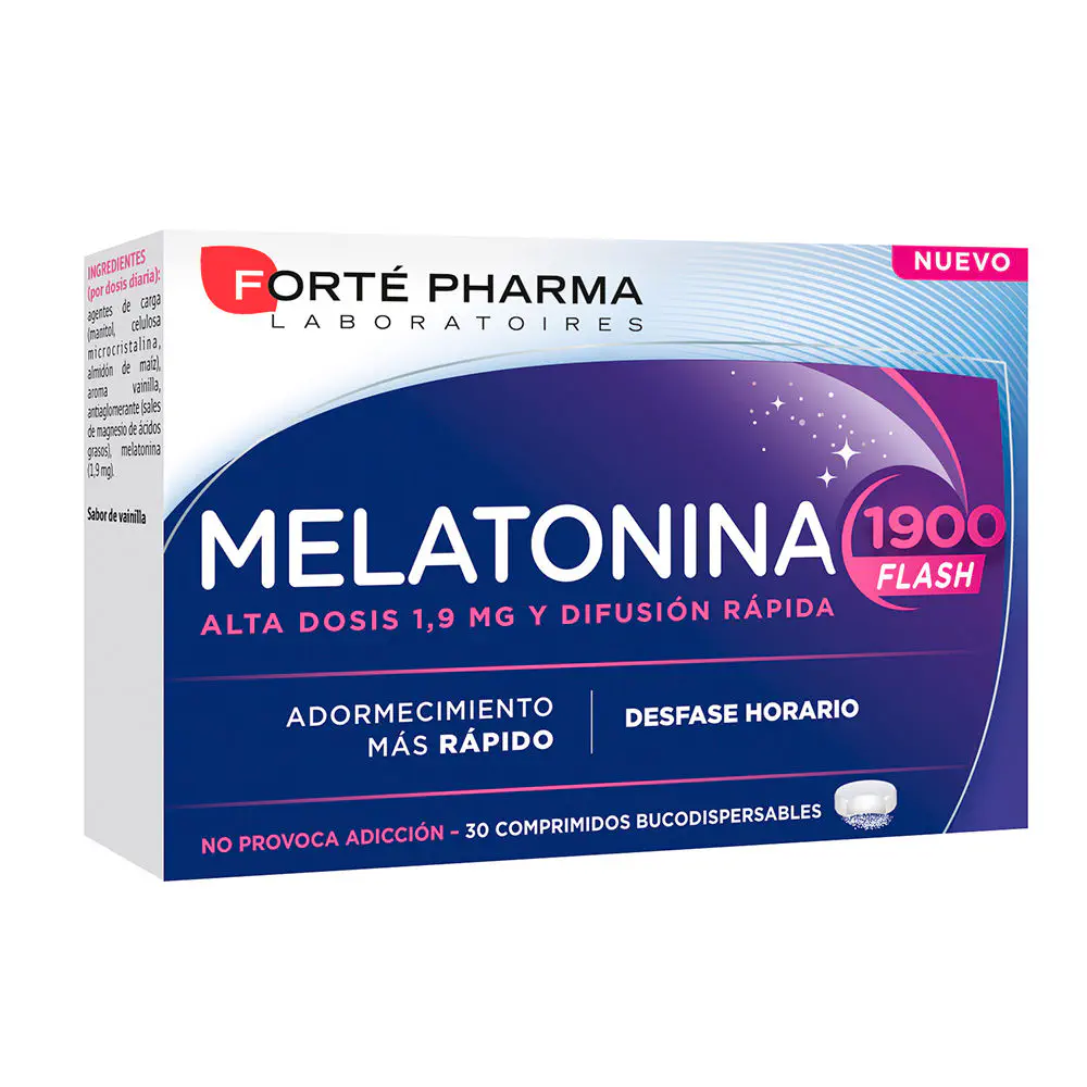 Forté Pharma Melatonina - Melatonin 1900 Flash Faster Sleepiness 30 Tablets by Forté Pharma