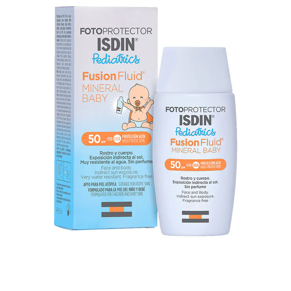 Fotoprotectores Isdin - Baby Fluid Mineral Spf50+ Photoprotector by Isdin