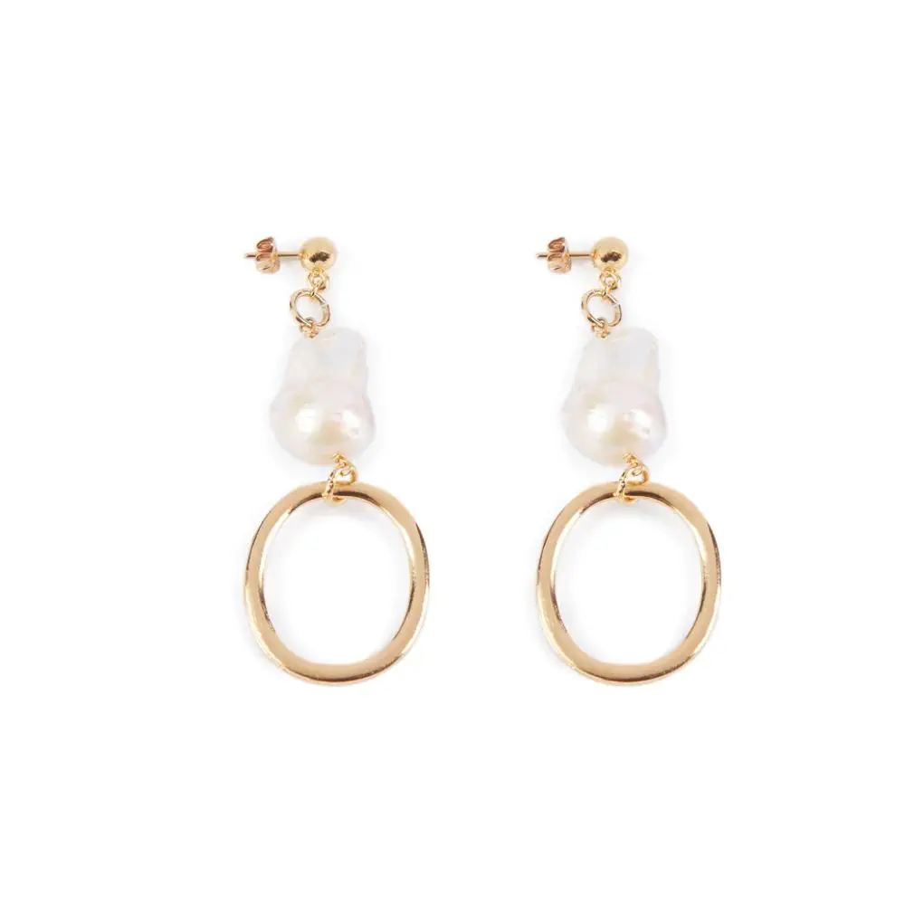Pendientes Shabama - Balboa Long Earrings #Shiny Gold by Shabama