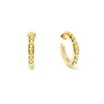 Pendientes Shabama - Ethiopia Green 2Cm Earrings #Gold Glitter by Shabama