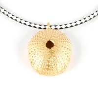 Collares Shabama - Trenc Luxe Black &Amp; White Necklace #Shiny Gold by Shabama