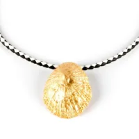 Collares Shabama - Calobra Luxe Black &Amp; White Necklace #Shiny Gold by Shabama