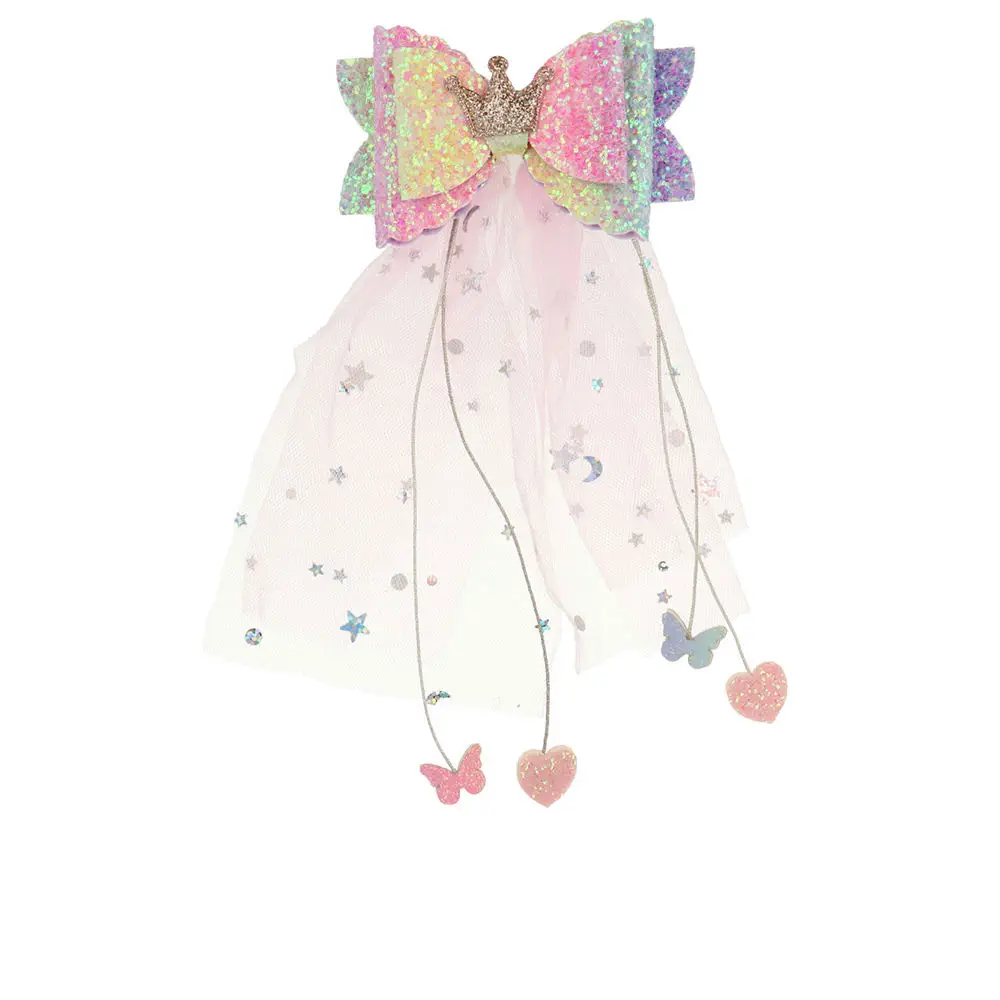 Crocodile Clip Bow And Tulle by Inca Inca Pinza - Crocodile Clip Bow And Tulle by Inca