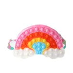Bolso Inca Bolso Inca - Rainbow Silicone Pop-It Crossbody Bag 21 X 14 X 3.5 Cm by Inca