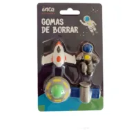 Gomas De Borrar - Space Erasers Lot 4 Pcs by Inca