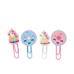 Inca Clips - Unicorn And Donuts Clips 6 X 2.5 Cm by Inca