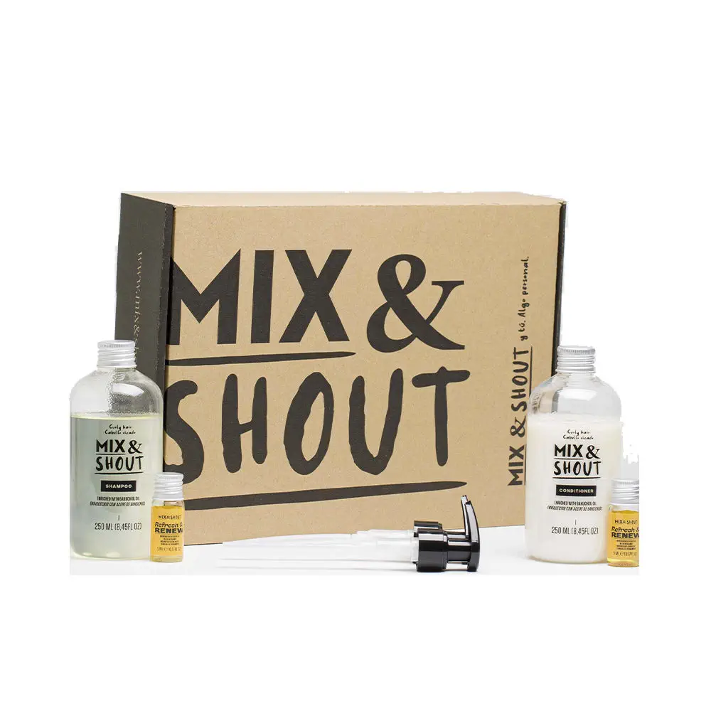 Curly Repair Routine Lot by Mix & Shout Rutina Rizado - Curly Repair Routine Lot by Mix & Shout