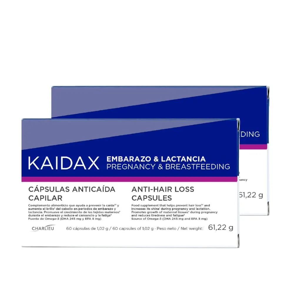 Kaidax - Kaidax Capsules Pregnancy &Amp; Breastfeeding Pack 2 X 60 Capsules by Topicrem
