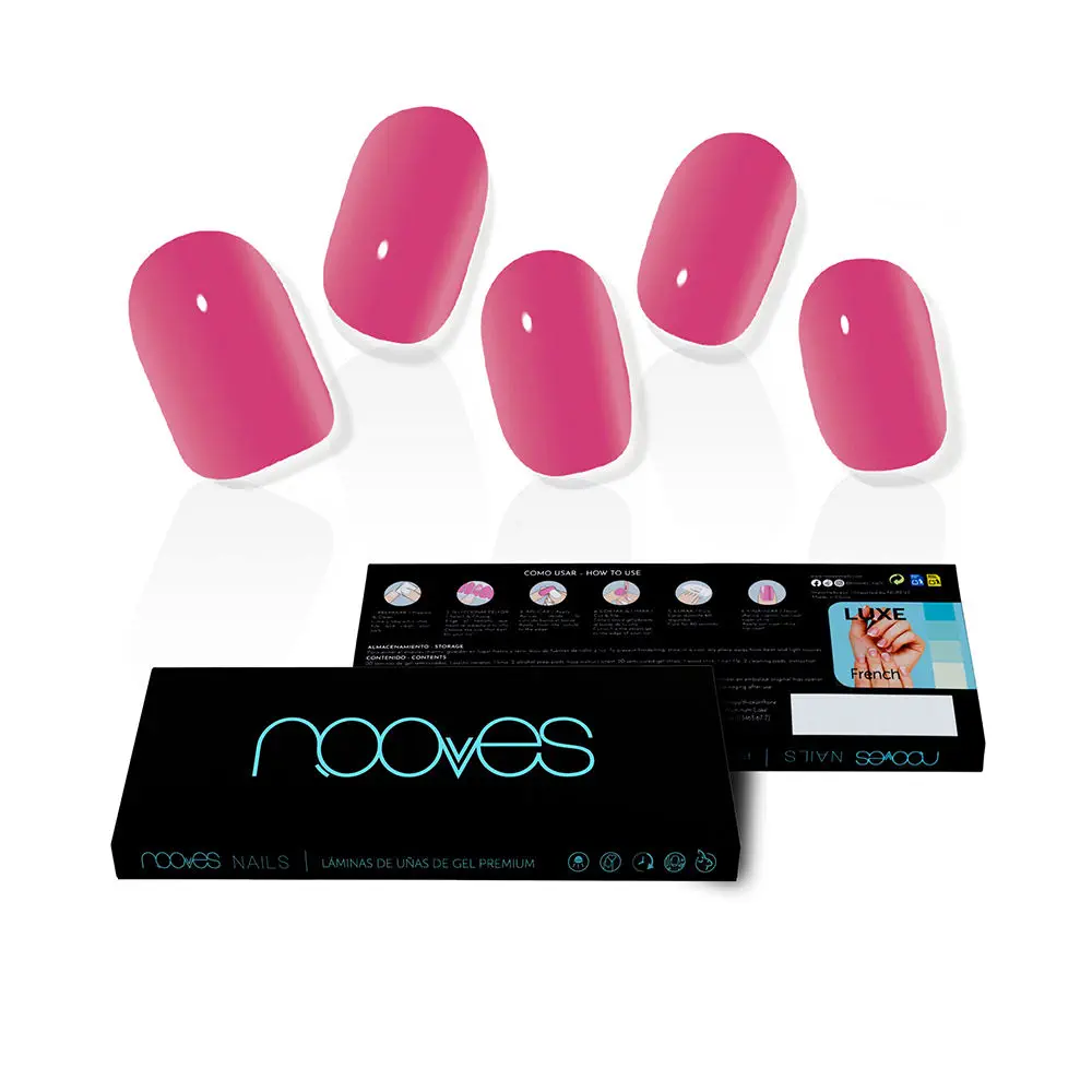 Láminas De Uñas De Gel - Premium Glam Gel Nail Sheets #Barbie Girl Nits by Nooves
