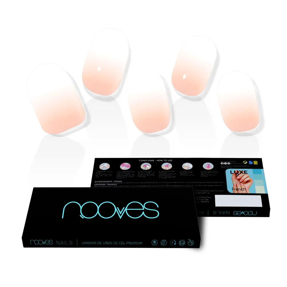 Láminas De Uñas De Gel - Gel Nail Film Nude Baby Boomer Premium Luxe #Gradient by Nooves