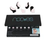 Láminas De Uñas De Gel - Premium Glam Gel Nail Sheets #White Cow by Nooves