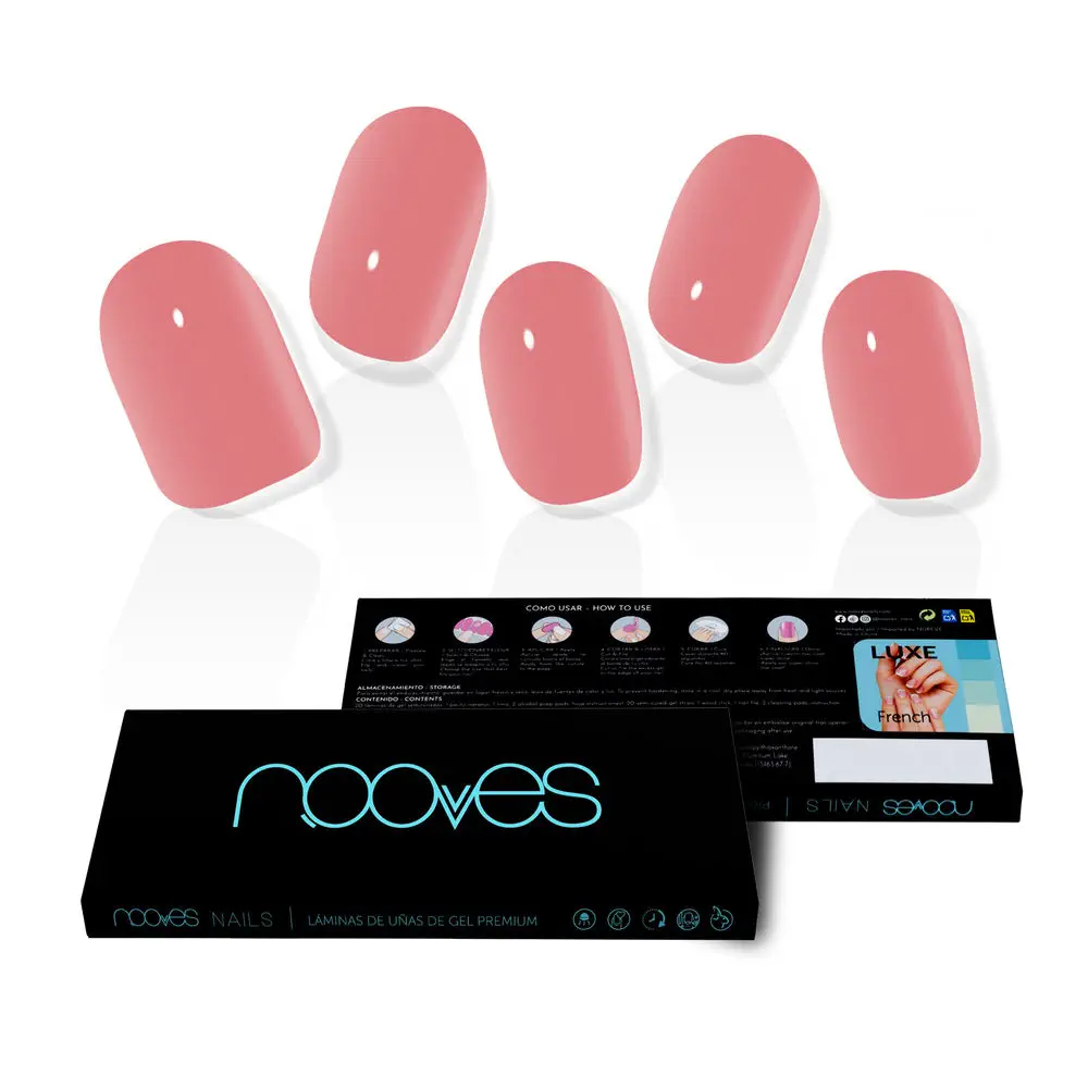 Láminas De Uñas De Gel - Gel Nails Dusty Rose Premium Glam #Cat Eye by Nooves