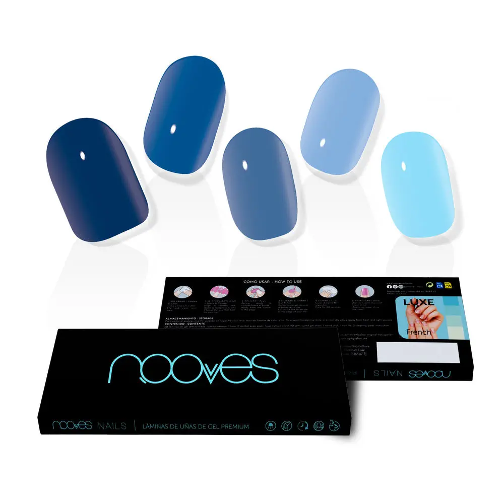 Láminas De Uñas De Gel - Gel Nails Melancholic Heart Premium Luxe #Solid by Nooves