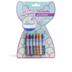 Let'S Be Mermaids - Let'S Be Mermaids Bath Pencils Case 6 Pcs by Martinelia