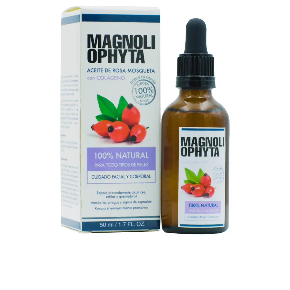 M Aceite De Rosa Mosqueta - Rosehip Oil With Collagen Dropper by Magnoliophyta