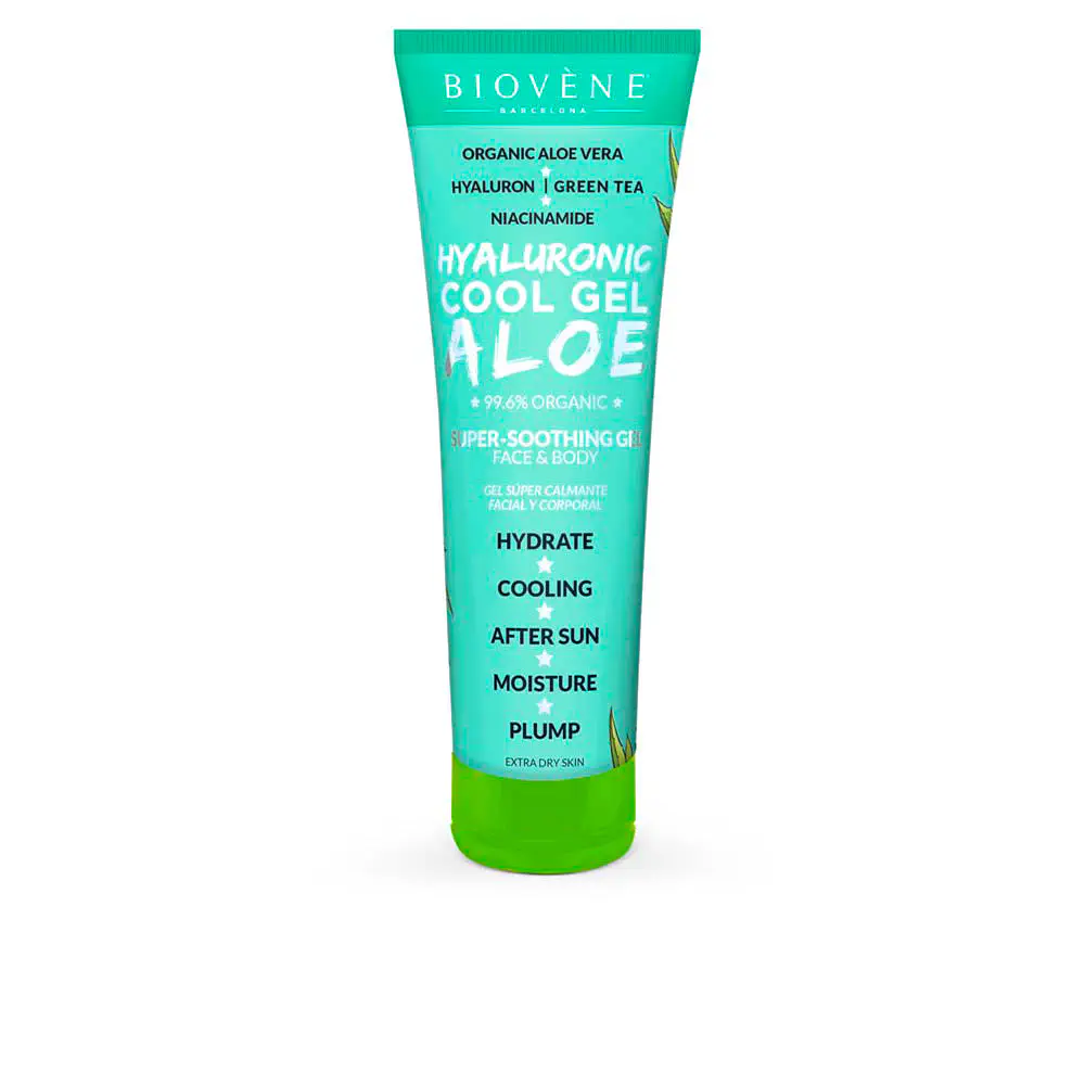Hyaluronic Cool Gel Aloe Super-Soothing Gel Face & Body by Biovène Hyaluronic Cool Gel Aloe - Hyaluronic Cool Gel Aloe Super-Soothing Gel Face & Body by Biovène