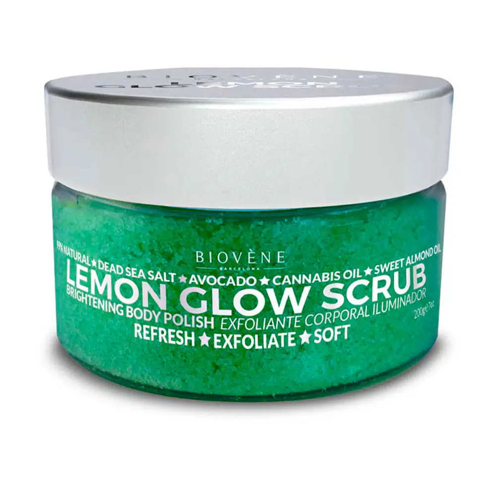 Lemon Glow Scrub - Lemon Glow Scrub Brightening Body Polish R by Biovène