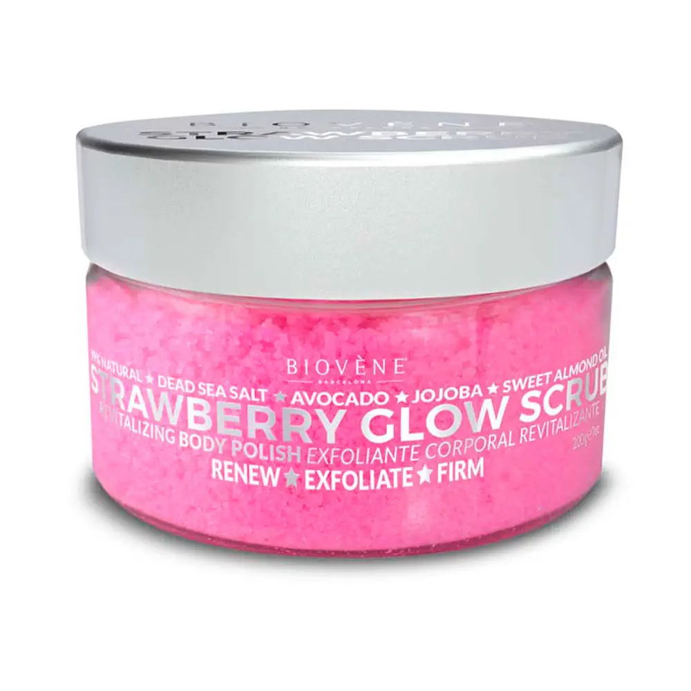 Strawberry Glow Scrub Revitalizing Body Polish R by Biovène Strawberry Glow Scrub - Strawberry Glow Scrub Revitalizing Body Polish R by Biovène