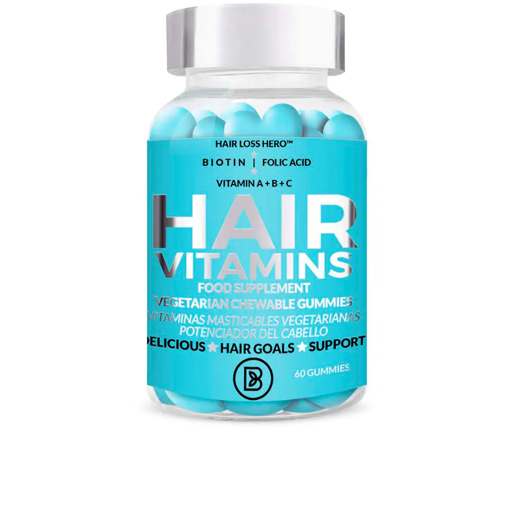 Hair Vitamins - Hair Vitamins Food Supplement Vegetarian Chewable Gummies by Biovène