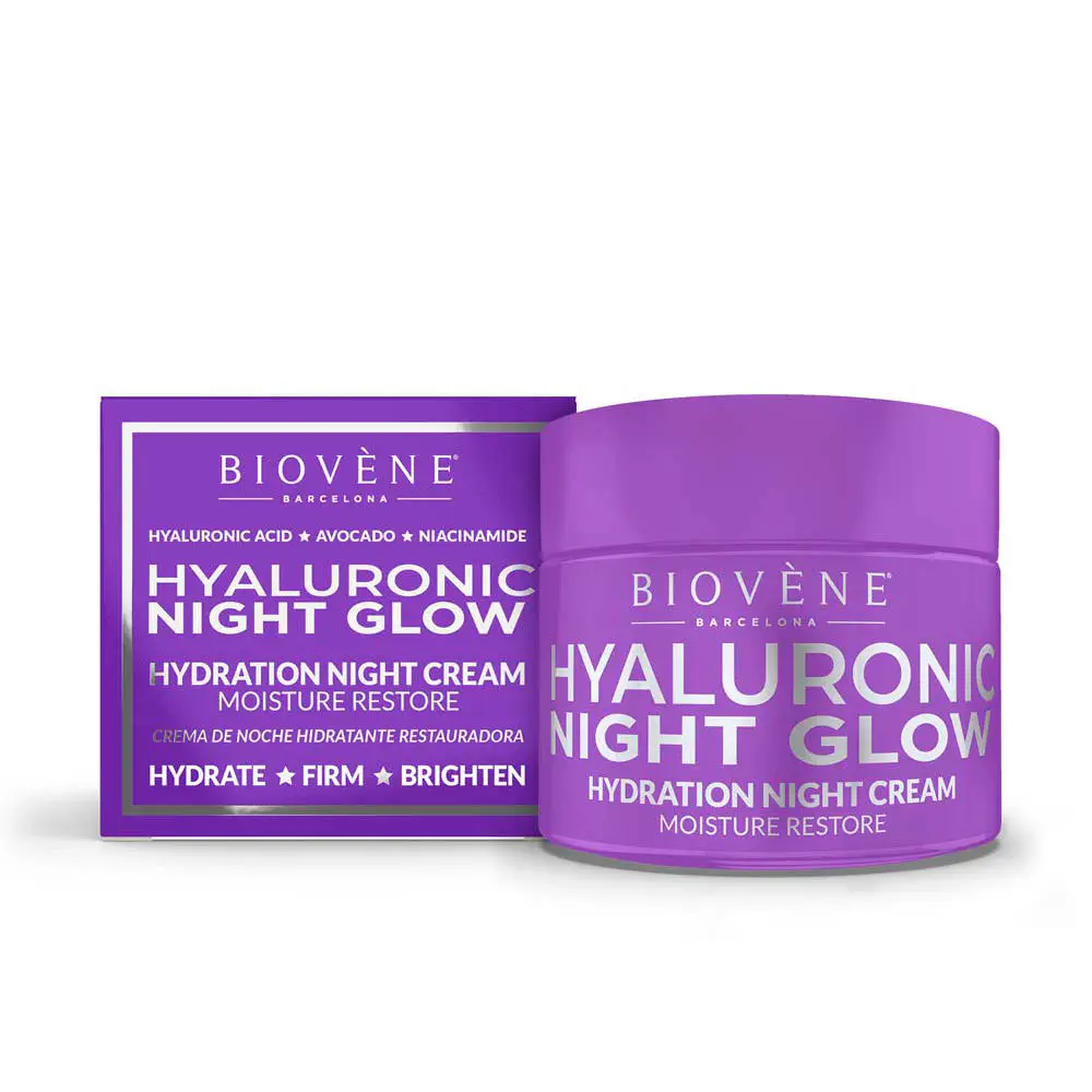 Hyaluronic Night Glow - Hyaluronic Night Glow Hydration Night Cream Moisture Restore by Biovène