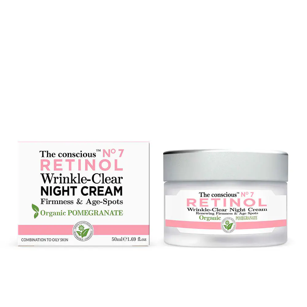 Retinol - Retinol Wrinkle-Clear Night Cream Organic Pomegranate by The Conscious™