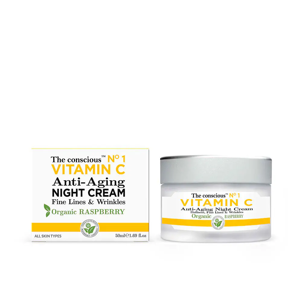 Vitamin C - Vitamin C Anti-Aging Night Cream Organic Raspberry by The Conscious™
