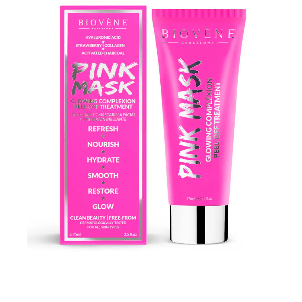 Pink Mask - Pink Mask Glowing Complexion Peel-Off Treatment by Biovène
