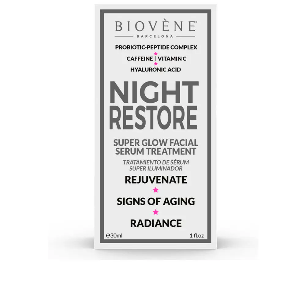 Night Restore Super Glow Facial Serum Treatment by Biovène Night Restore - Night Restore Super Glow Facial Serum Treatment by Biovène