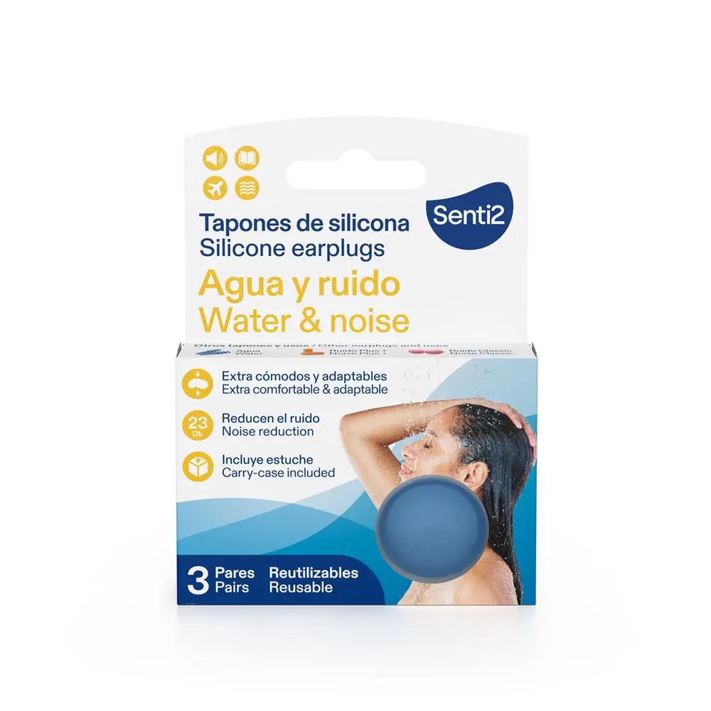 Protectores Auditivos - Water And Noise Silicone Plugs by Senti2