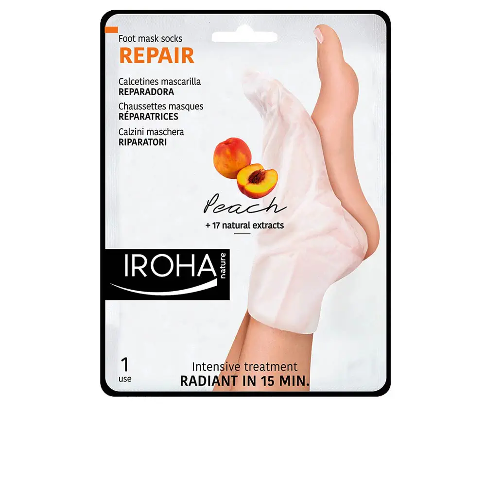 Iroha Peach - Peach Foot Mask Socks Repair by Iroha
