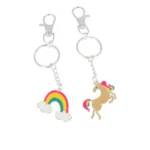 Llaveros Unicornio-Arcoiris Bff Lote - Llaveros Unicornio-Arcoiris Bff Set by Inca