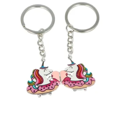 Llaveros Unicornio Con Imán Bff Lote - Llaveros Unicornio Con Imán Bff Set by Inca