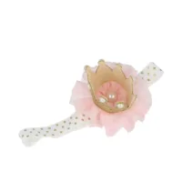 Cinta De Pelo - Ribbon With Fabric Flower And Crown by Inca