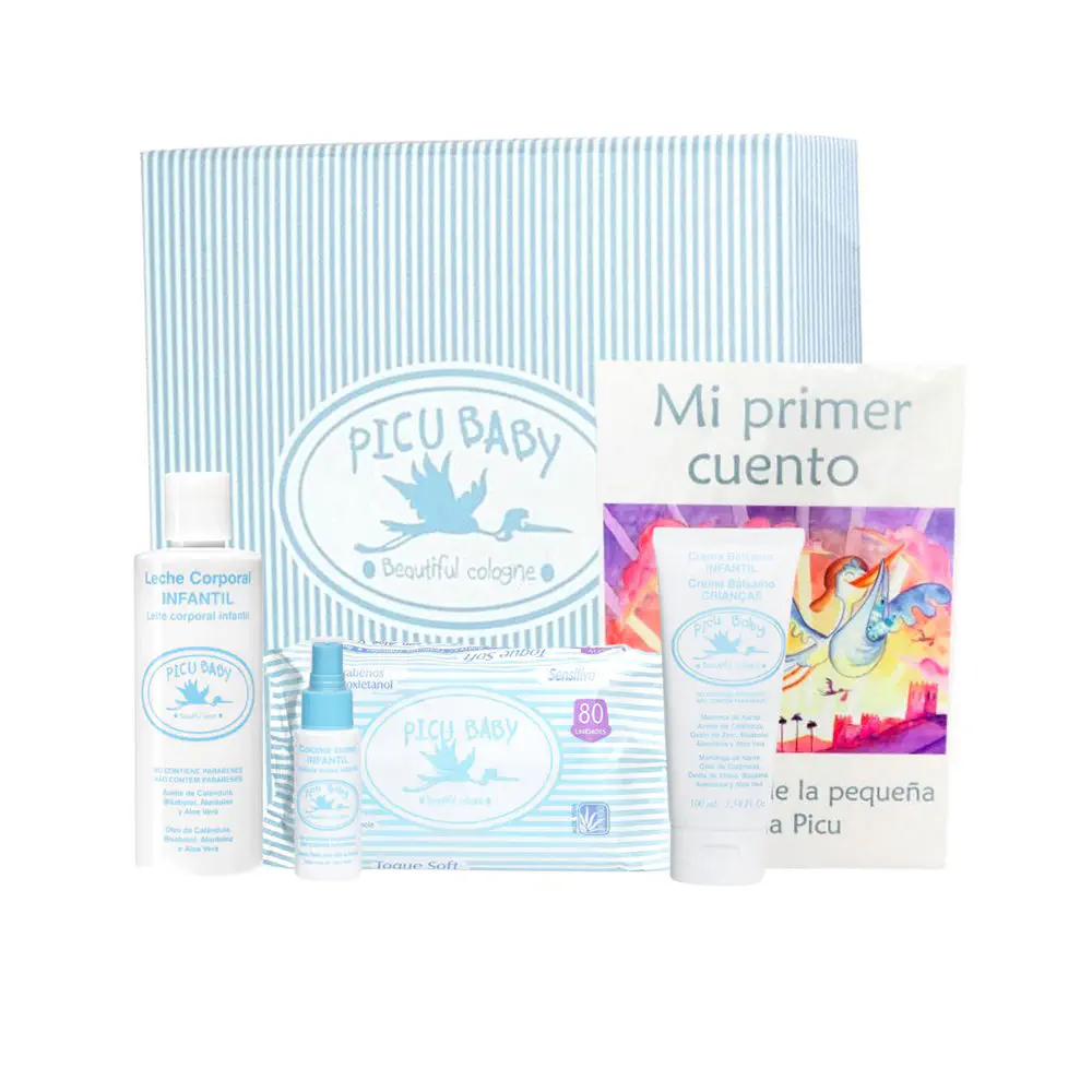 Picu Baby Infantil - Infantil Caja Rayas Azul New Set by Picu Baby