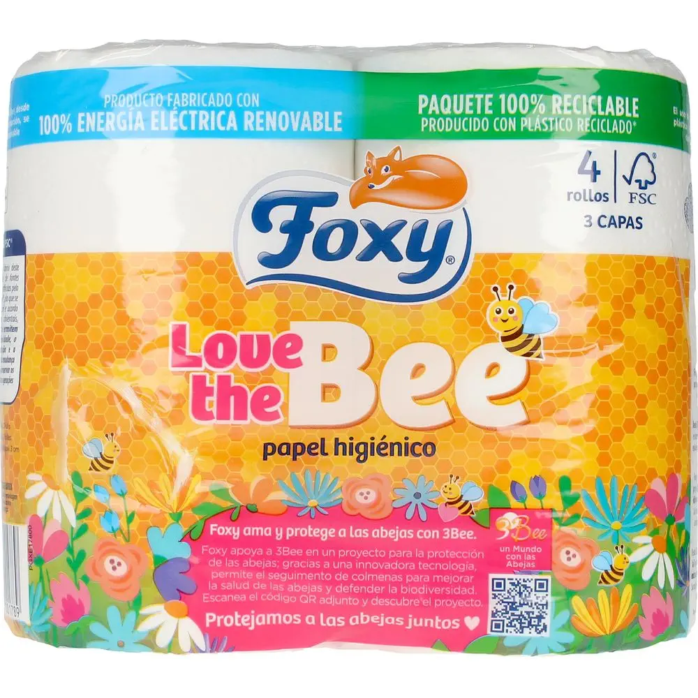 Love The Bee - Love The Bee Papel Higiénico 3 Capas by Foxy