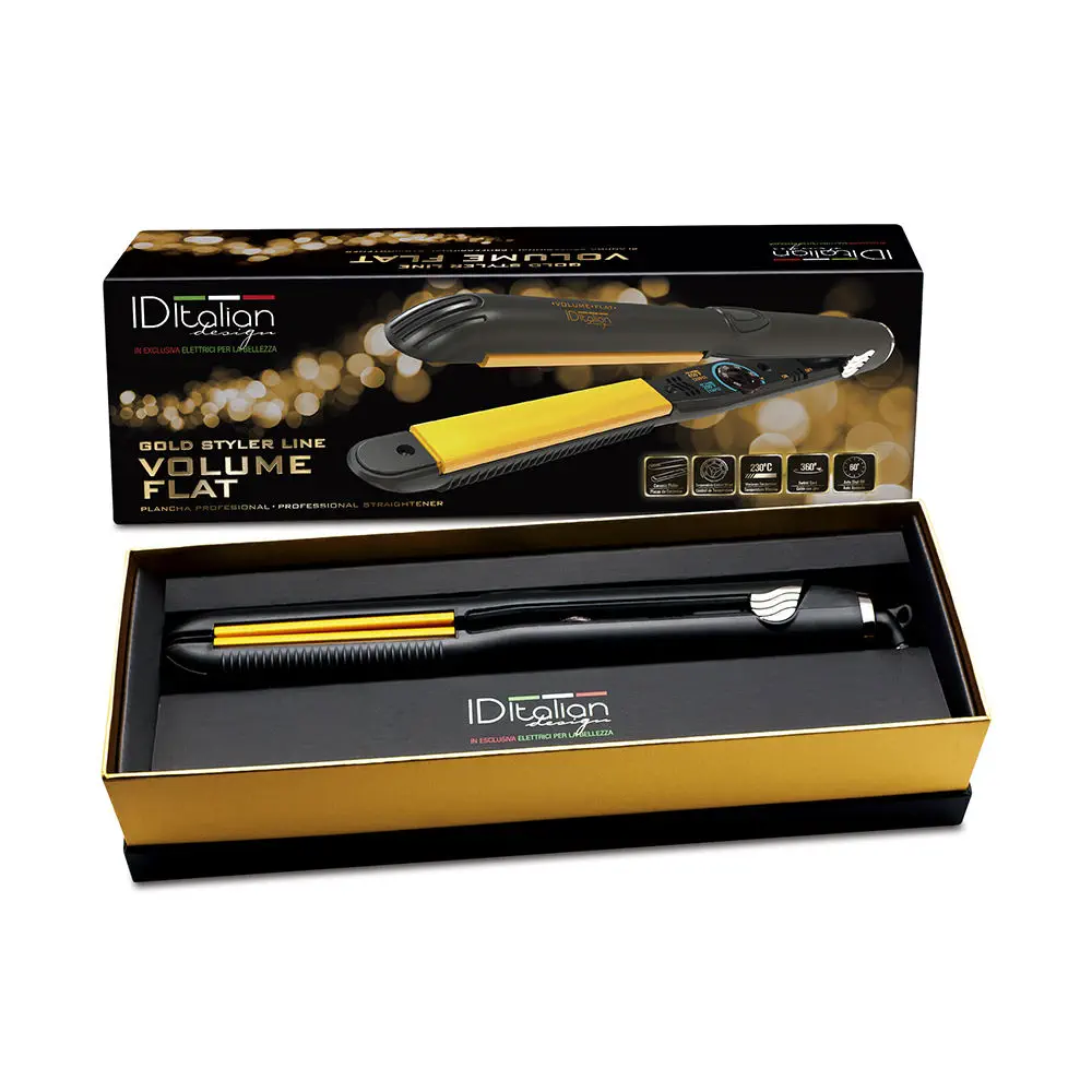 Volume Flat Styler Gold by Id Italian Volume Flat - Volume Flat Styler Gold by Id Italian