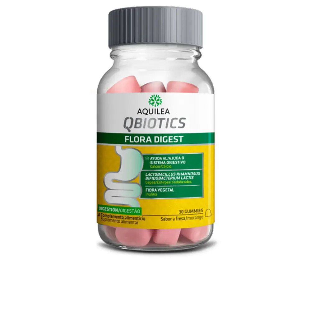 Qbiotics - Qbiotics Flora Digest Gummies #Strawberry by Aquilea