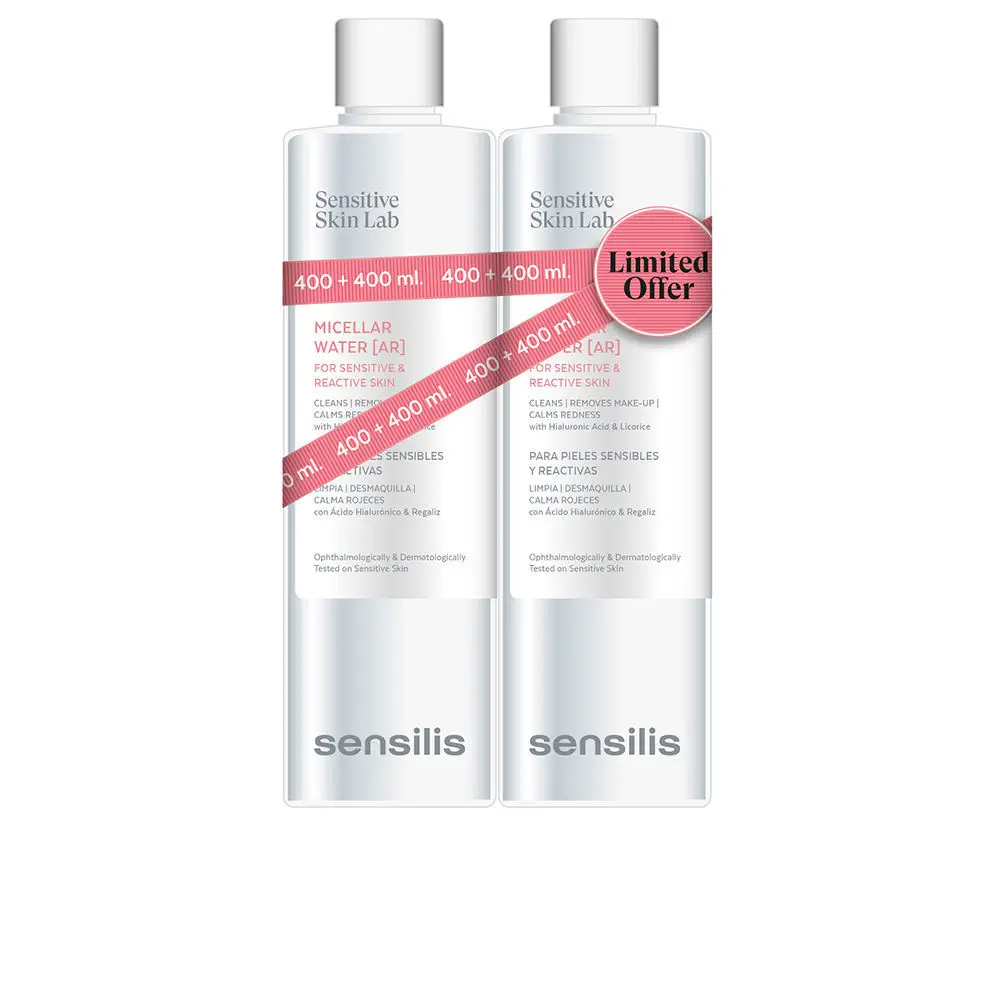 Sensilis Limpiadores - Micellar Water [Ar] For Sensitive And Reactive Skin 2 X 400 Ml by Sensilis
