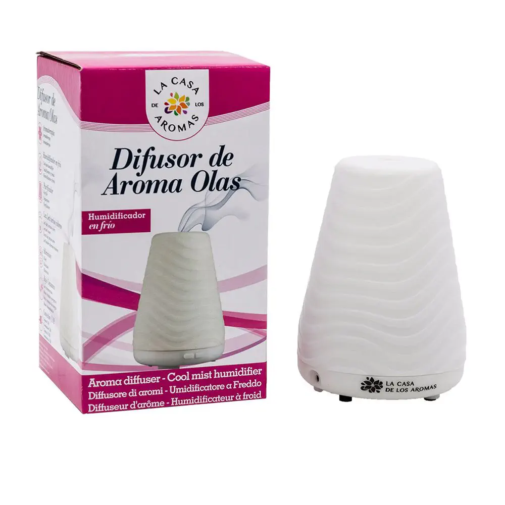 Difusor De Aroma Olas - Difusor De Aroma Olas Humidificador En Frío by La Casa De Los Aromas