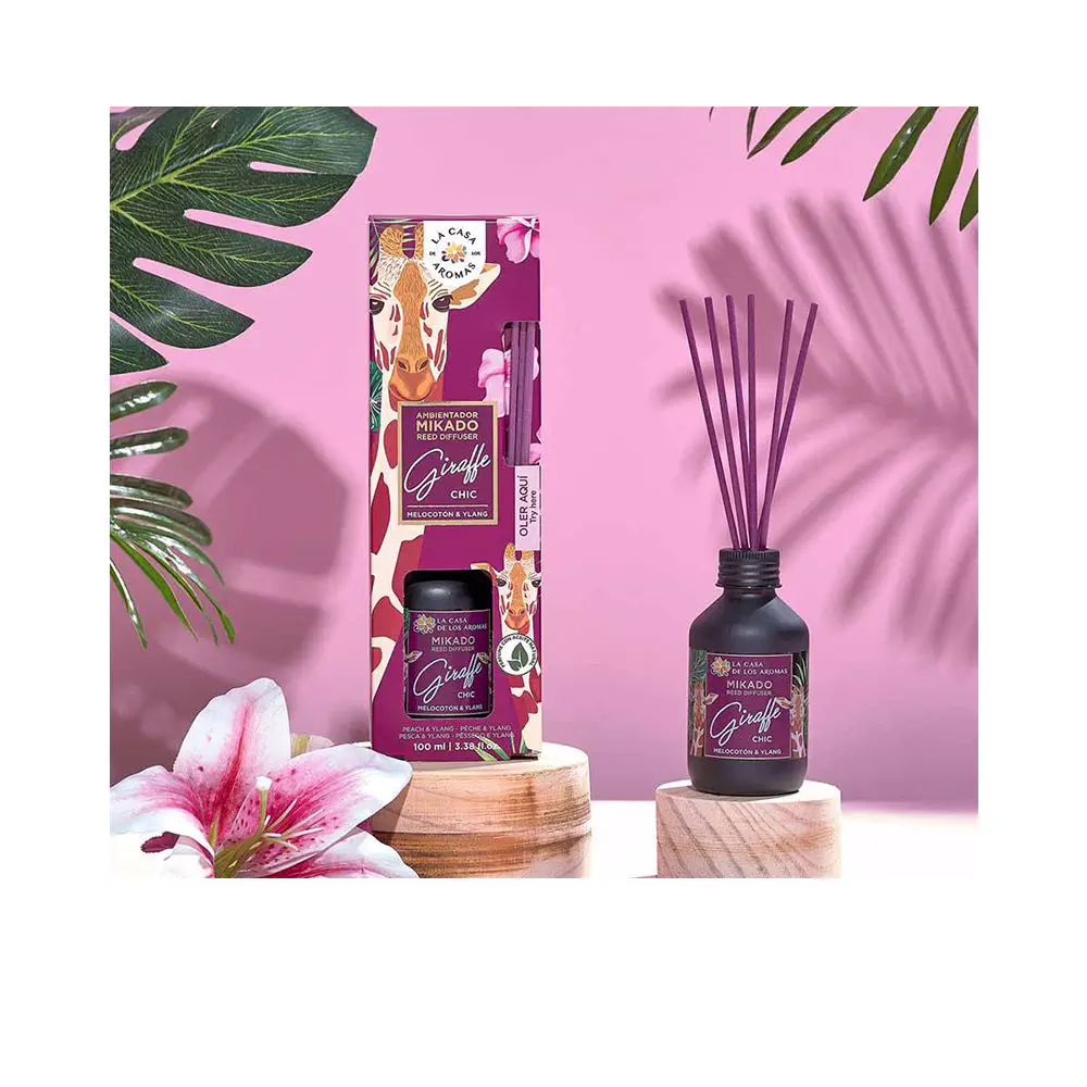 Ambientador - Ambientador Mikado Giraffe Chic #Melocotón & Ylang by La Casa De Los Aromas