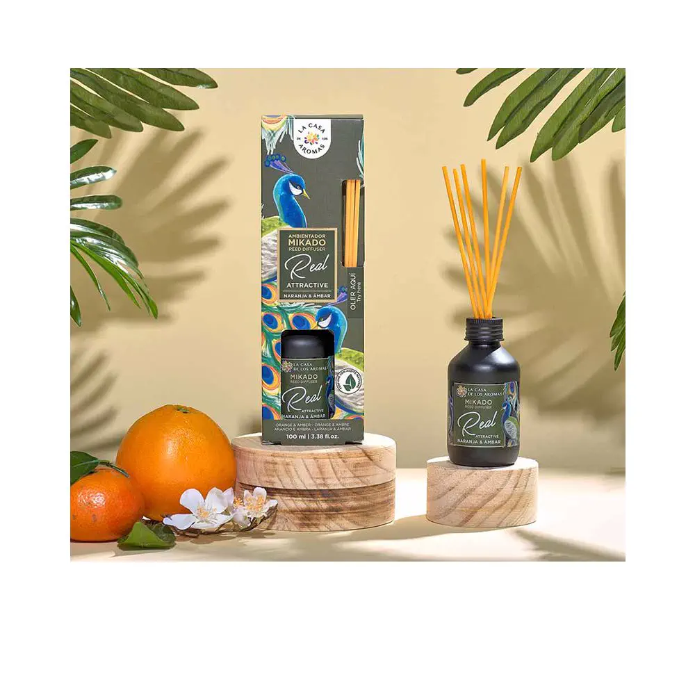 Ambientador - Ambientador Mikado Real Attractive #Naranja & Ámbar by La Casa De Los Aromas