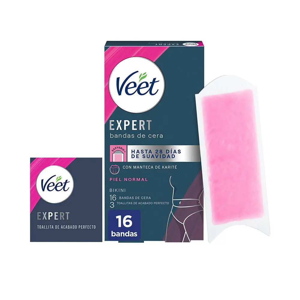 Expert Bikini - Expert Bikini Depilatory Wax Strips For Normal Skin Nits by Veet