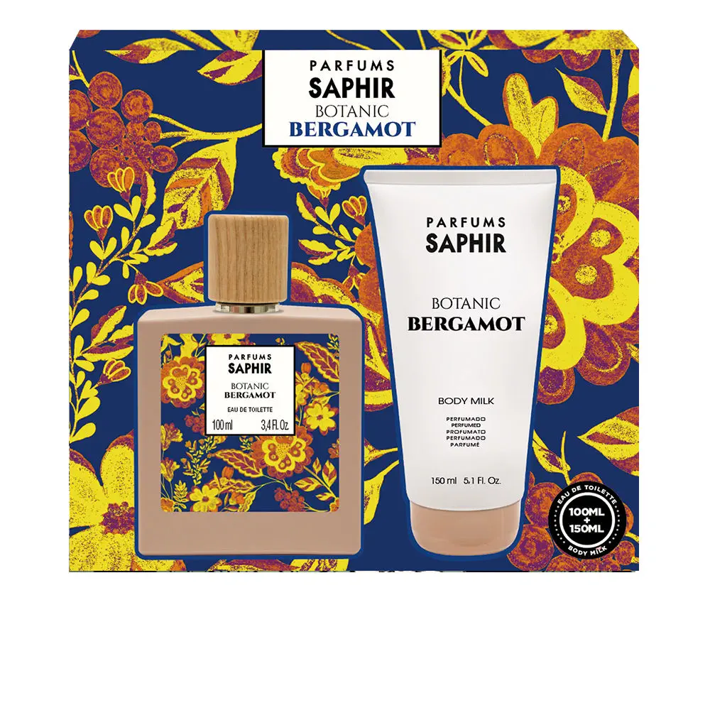 Botanic Bergamot Case 2 Pcs by Parfums Saphir Botanic Bergamot - Botanic Bergamot Case 2 Pcs by Parfums Saphir