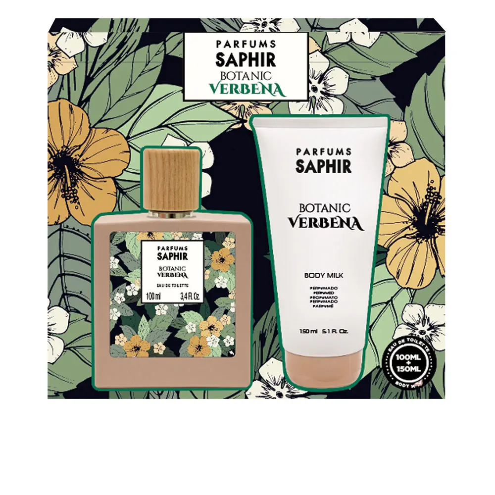 Botanic Verbena Case 2 Pcs by Parfums Saphir Botanic Verbena - Botanic Verbena Case 2 Pcs by Parfums Saphir