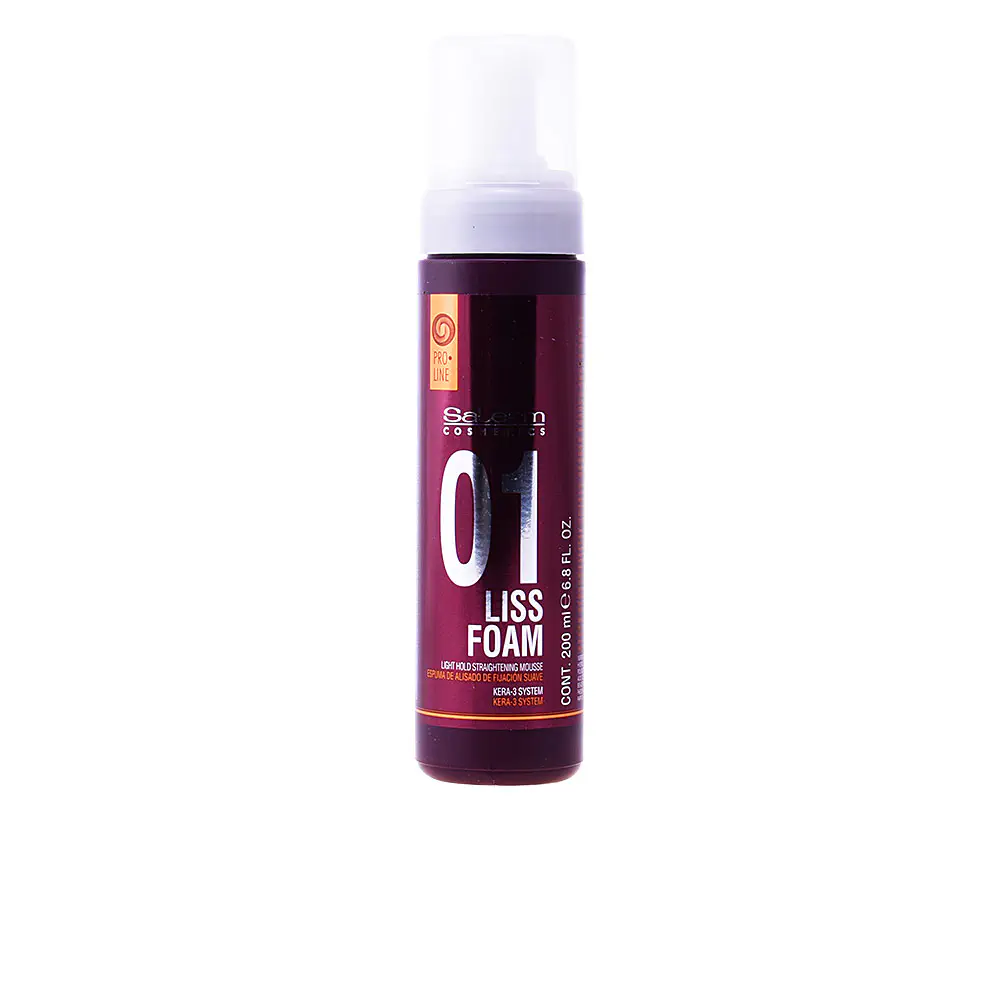 Liss Foam Light Hold Straightening Mousse by Salerm Liss Foam - Liss Foam Light Hold Straightening Mousse by Salerm