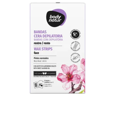 Depilación Body Natur - Face Depilatory Wax Strips Nits by Body Natur